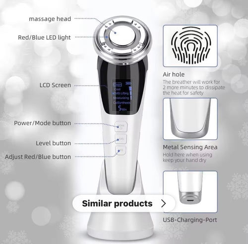 Beautivana 5 in 1 Face Lift Device for Face/Eye/Neck