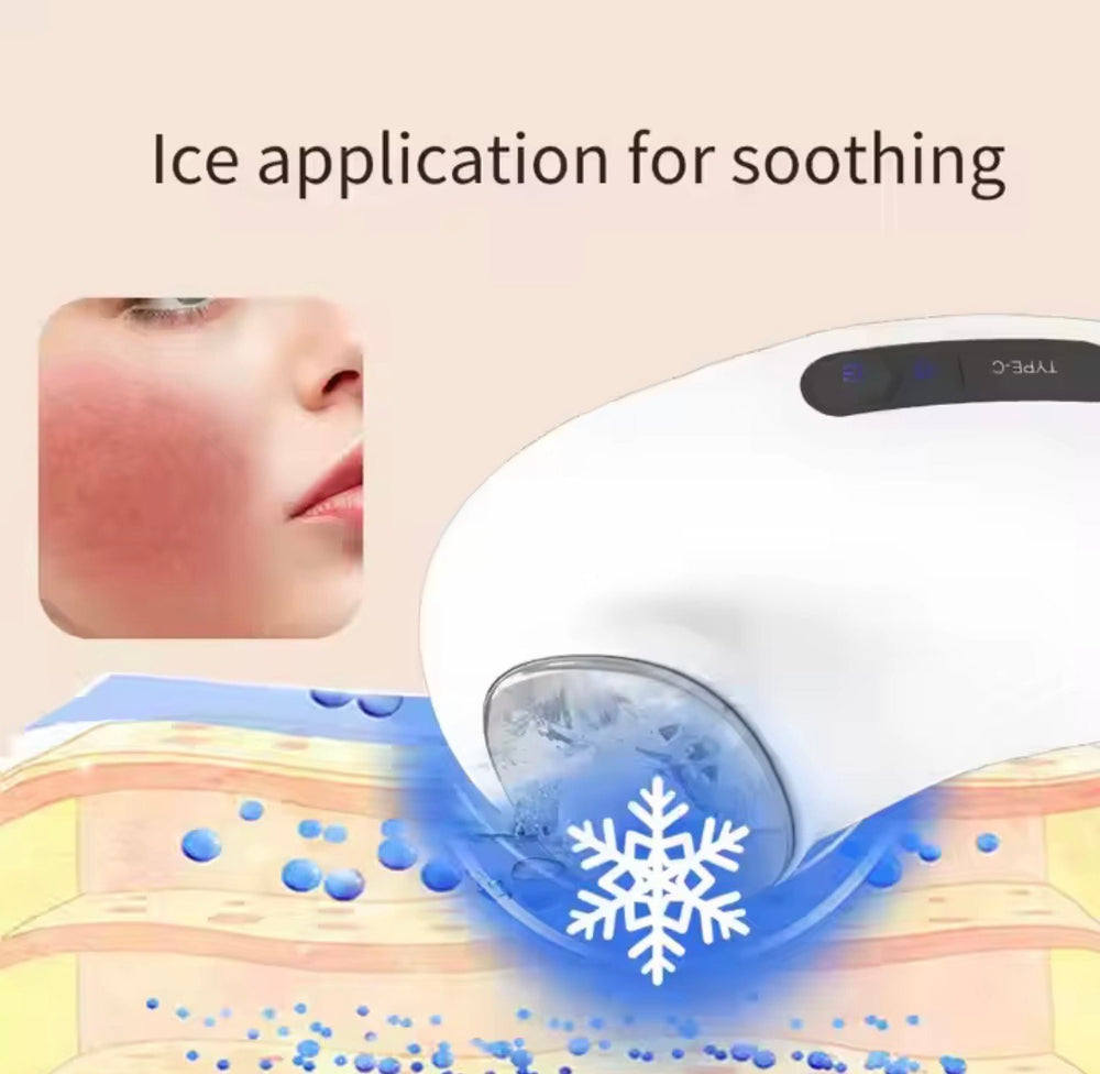 Red Bean Hot and Cold Facial Massager – Skin Firming & Anti-Aging
