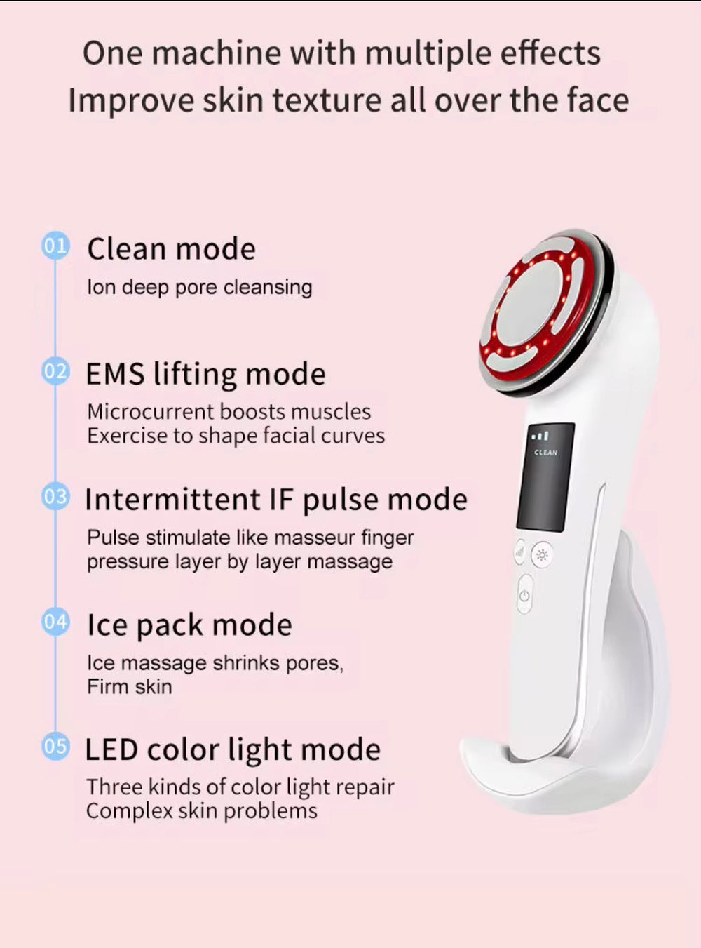 Beautivana Hot and Cold Pulse Beauty Device - Skin Tightening & Rejuvenation