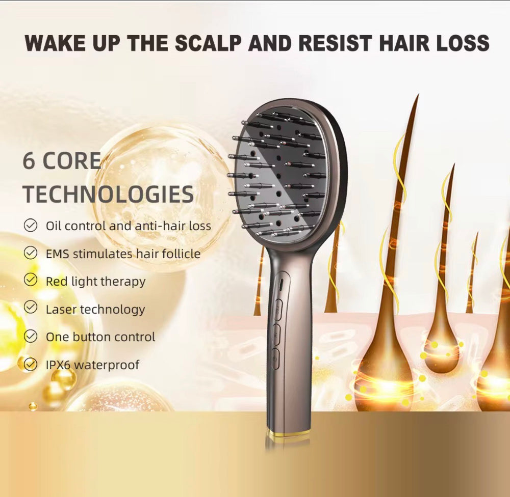Laser Hair Massage Comb (Soft Teeth)