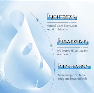 Beautivana 4-Piece Hydrating Facial Mask Set – Assorted Skincare Masks