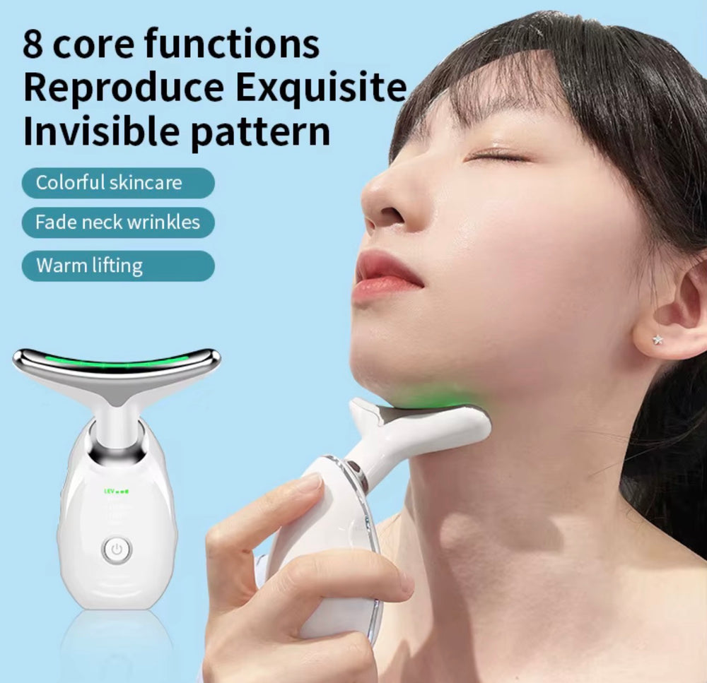 Beautivana Facial & Neck Device – EMS Lifting for Jawline & Neck