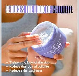 KOEC overnight firming body cream reduces cellulite, tightens skin, and reduces roughness for smoother, firmer skin overnight