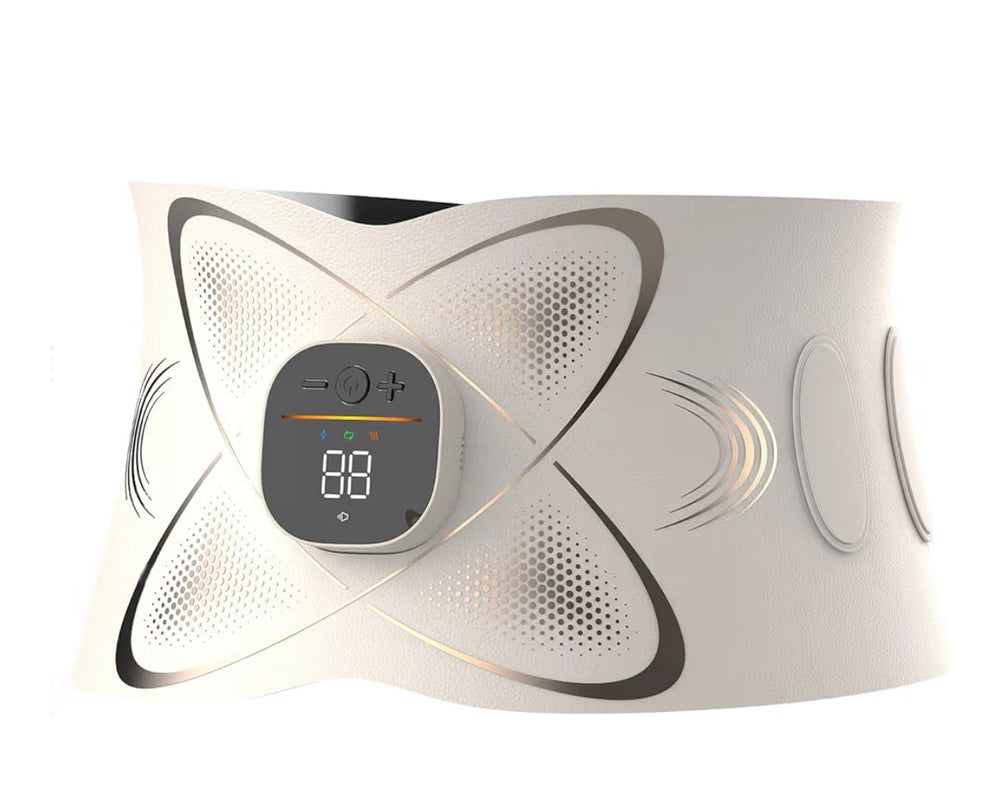 EMS pulse fitness waist belt product photo and features