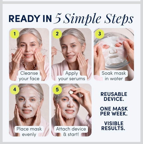 EMS microcurrent lifting mask system