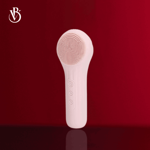 STT IPX7 Waterproof Sonic Pink Facial Cleansing Brush