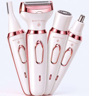 Beautivana 4-in-1 Women's Electric Grooming & Shaving Kit - Beautivana
