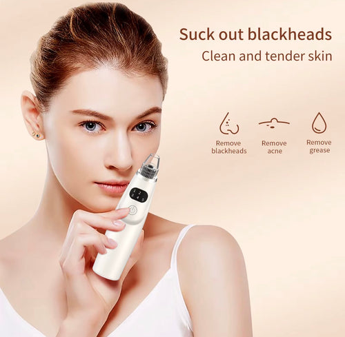 Adjustable pore vacuum for targeted facial cleansing and blackhead care