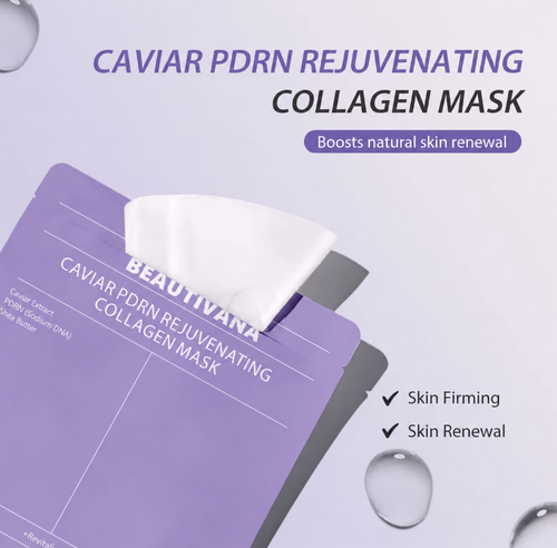 Beautivana Caviar PDRN collagen mask benefits