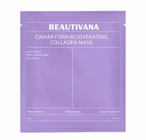 Beautivana Caviar PDRN collagen mask package