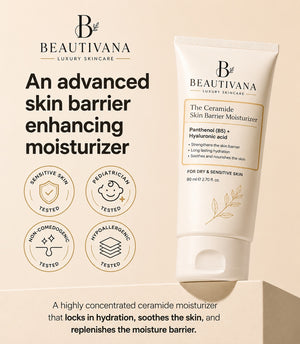 Beautivana ceramide moisturizer for dry and sensitive skin