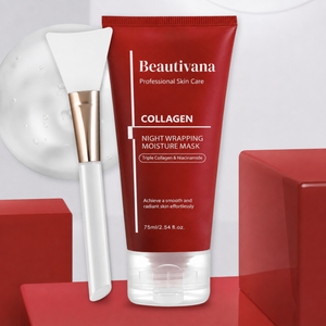 Beautivana Collagen Night Wrapping Mask with Brush