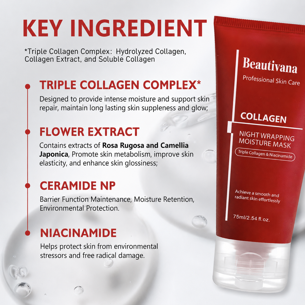 Beautivana overnight collagen mask product image