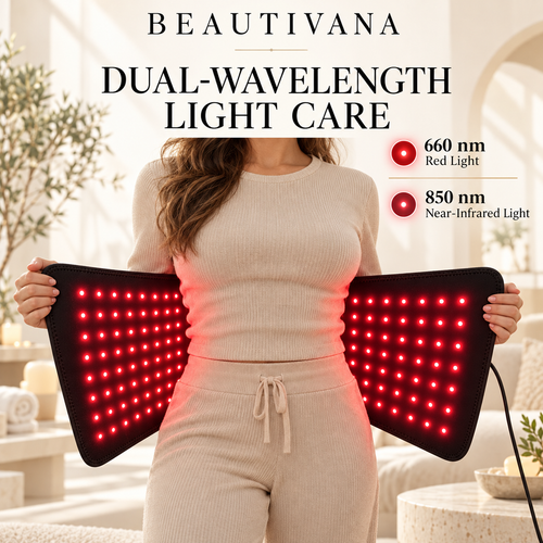 Beautivana light mat with 660 nm red light and 850 nm near-infrared light