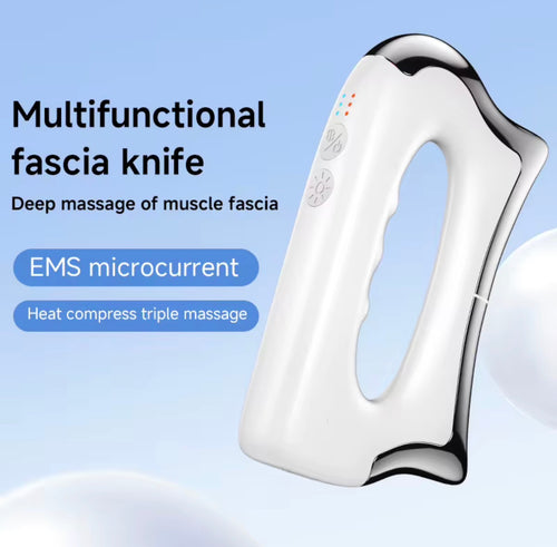 Multifunctional body massage tool with EMS vibration and heat