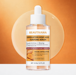 Beautivana Exfoliating Kojic Acid Turmeric Serum 30 ml front product image