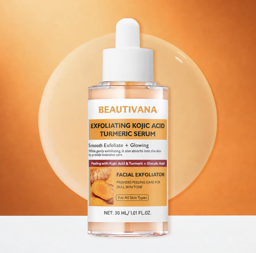 Beautivana Exfoliating Kojic Acid Turmeric Serum 30 ml front product image