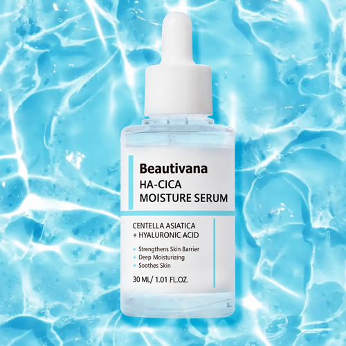 Beautivana HA-Cica Moisture Serum 30 ml bottle