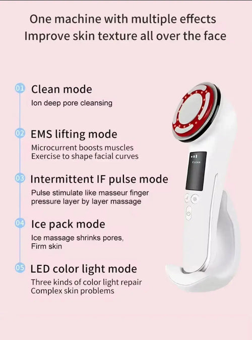 Beautivana Hot & Cold Pulse Facial Device for Skin Rejuvenation - Beautivana