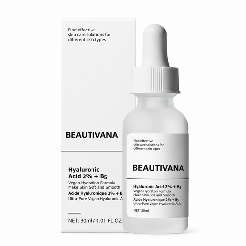 Beautivana Hyaluronic Acid 2% and B5 Serum 30 ml with box