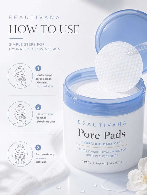 Beautivana Hydrating Daily Care Toner Pads - Beautivana
