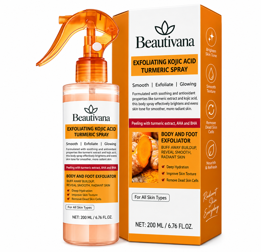Beautivana Kojic Acid and Turmeric Body Spray
