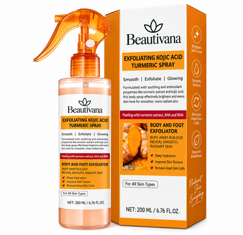 Beautivana Kojic Acid and Turmeric Body Spray