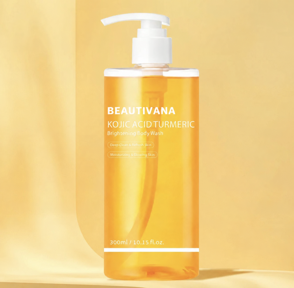Beautivana Kojic Acid Turmeric Brightening Body Wash 300 ml front product image