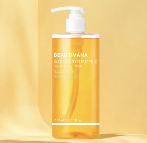 Beautivana Kojic Acid Turmeric Brightening Body Wash 300 ml front product image