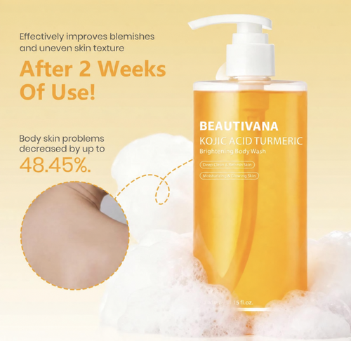 Beautivana body wash skin texture results