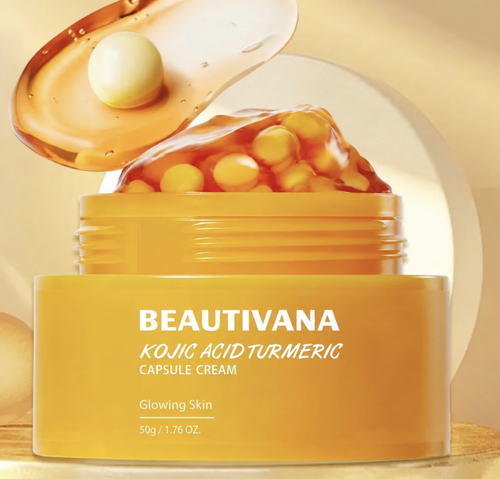Beautivana Kojic Acid Turmeric Capsule Cream 50 g front product image