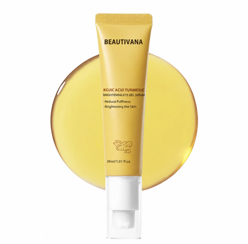 Beautivana Kojic Acid Turmeric Brightening Eye Gel Serum 30 ml front product image