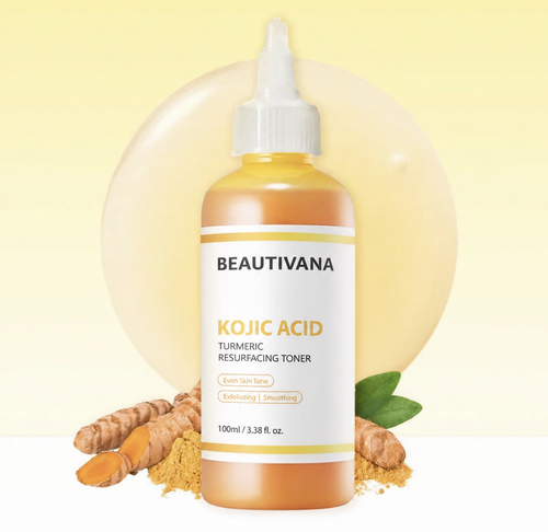 Beautivana Kojic Acid Turmeric Resurfacing Toner 100 ml front product image