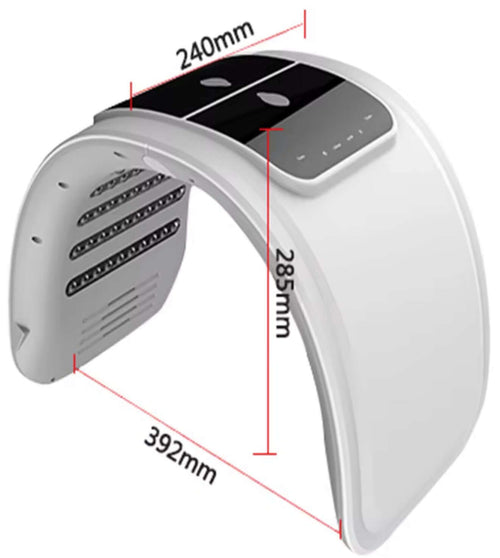 Beautivana facial beauty device with LED light and steam mist