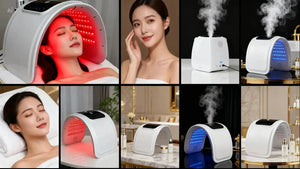Beautivana LED Facial Device with Steam Mist for Radiant Skin - Beautivana