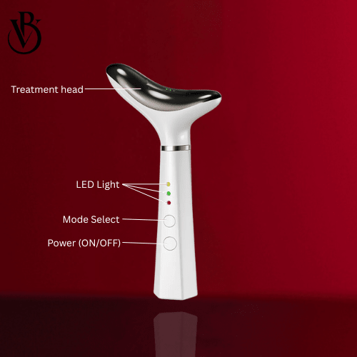 Beautivana LED neck massager with vibration