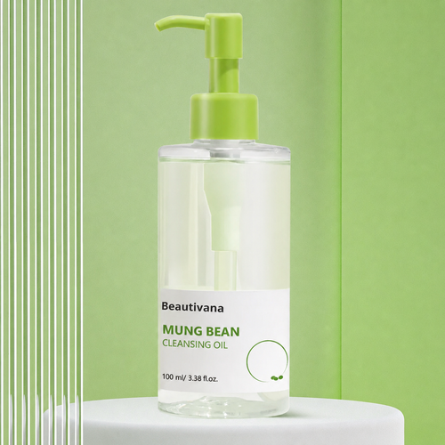 Beautivana mung bean facial cleansing oil