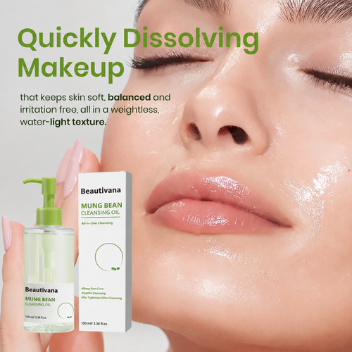 Beautivana Mung Bean Cleansing Oil packaging