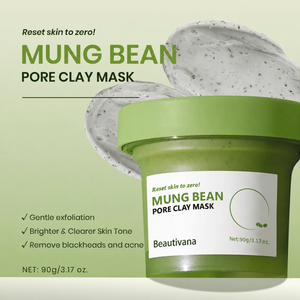 Beautivana mung bean wash-off clay face mask