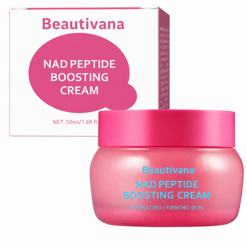Beautivana NAD Peptide Boosting Cream with box 50ml