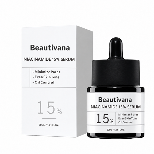 Beautivana 30ml Niacinamide 15% Serum packaging