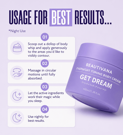 Beautivana Overnight Hydrating Body Cream - Beautivana