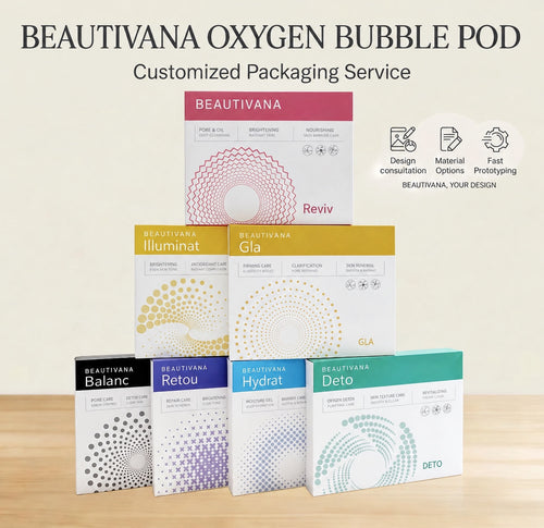 Beautivana Oxygen Bubble Pod facial treatment collection