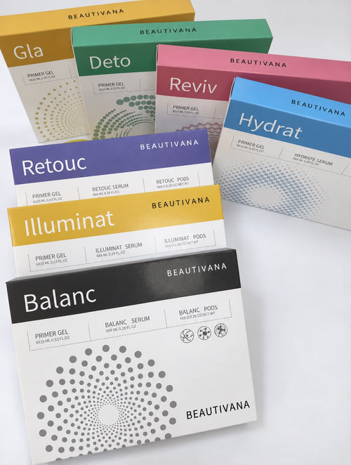Beautivana Oxygen Bubble Pod treatment kit variations