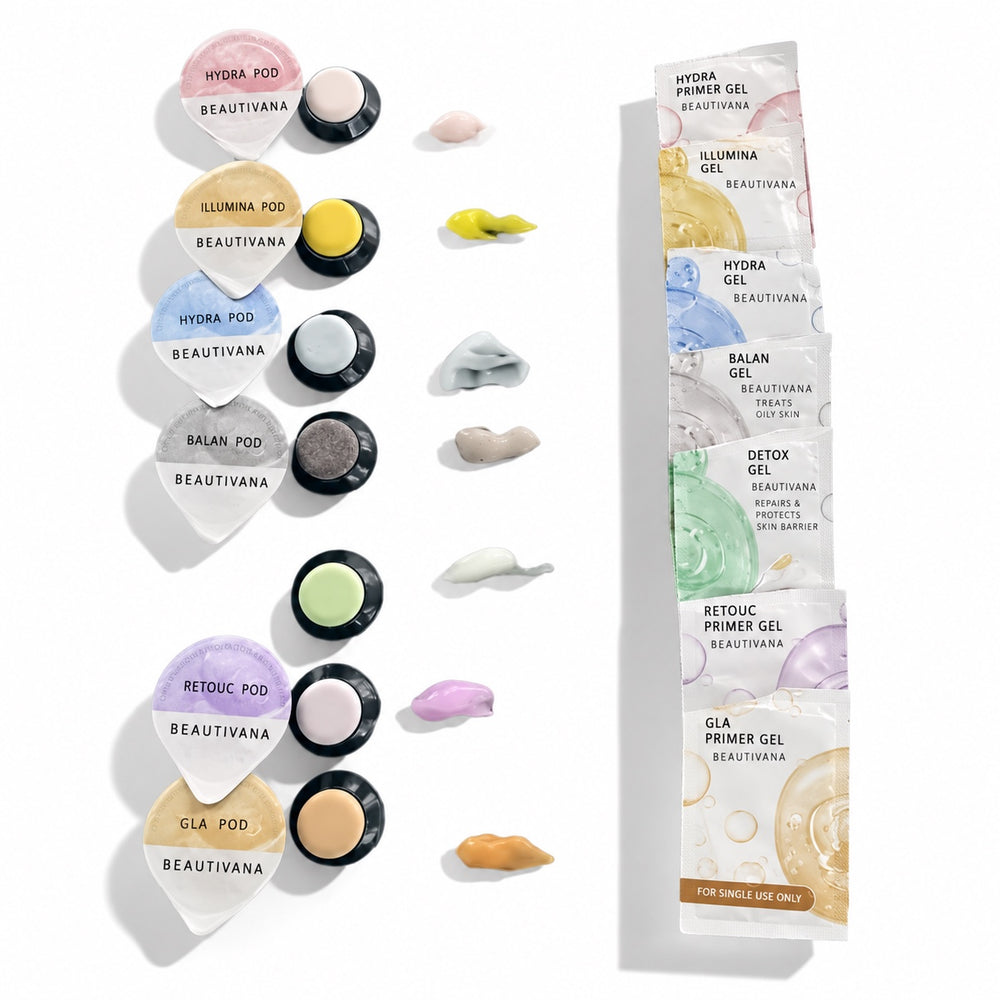 Beautivana Oxygen Bubble Pods and treatment gels