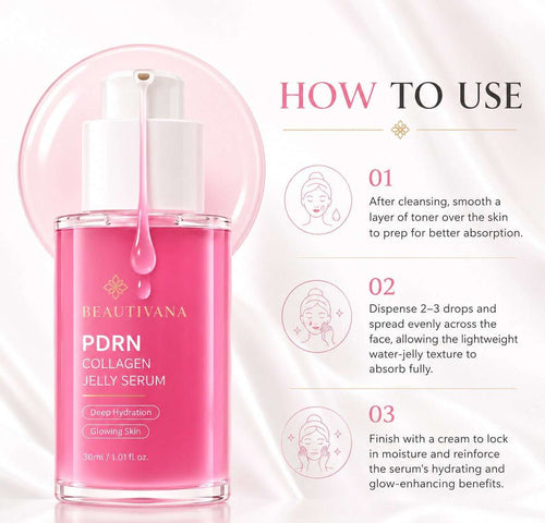 Beautivana hydrating PDRN collagen serum image