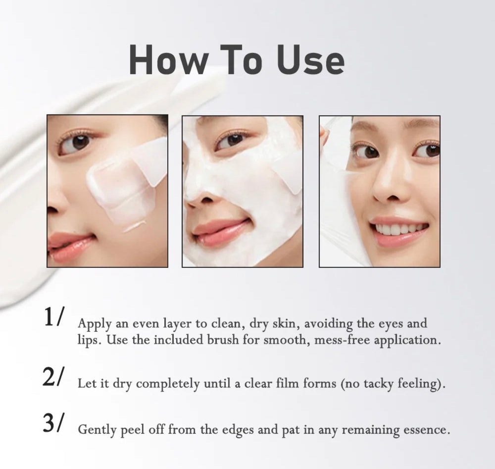 How to use Beautivana PDRN Collagen Peptide Night Wrapping Mask
