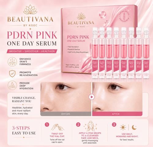 Beautivana 10-piece PDRN facial ampoule set