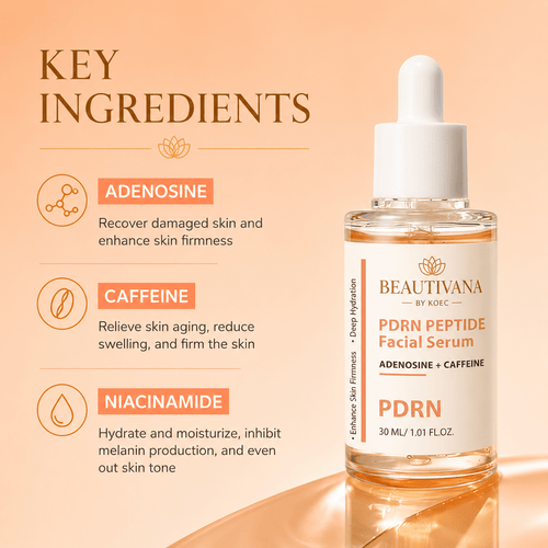 Beautivana PDRN Peptide Hydrating Facial Serum - Beautivana