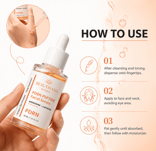Beautivana PDRN Peptide Hydrating Facial Serum - Beautivana